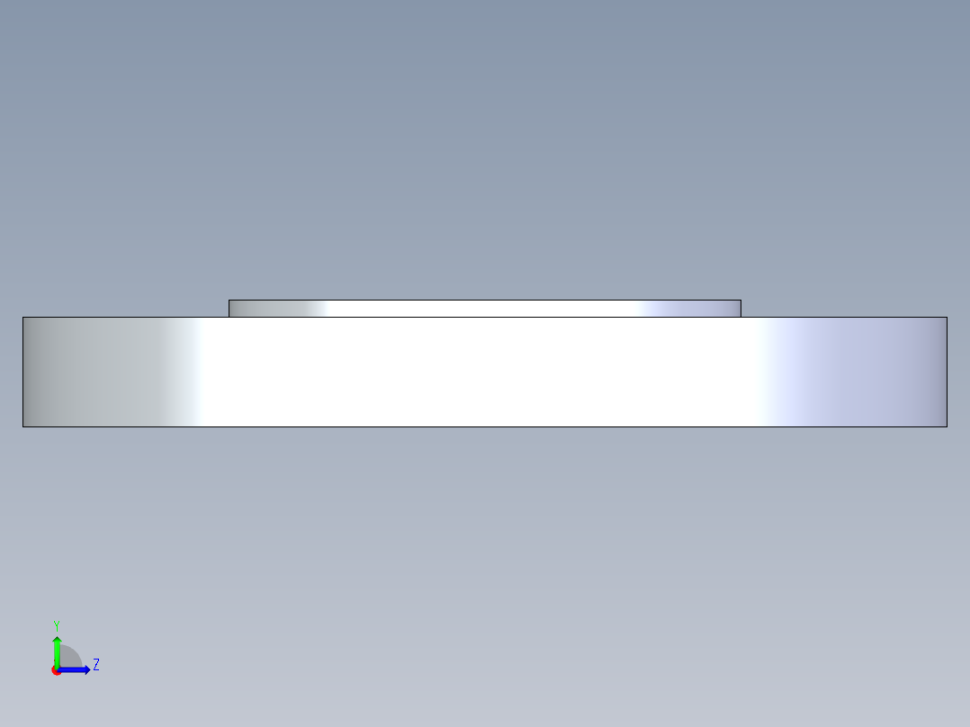 CPVC管件25-Sch80_Blind Flange_9853-030_3in左视图