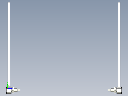 耐高温玻璃光纤_对射型FT-GWY420_3D左视缩略图