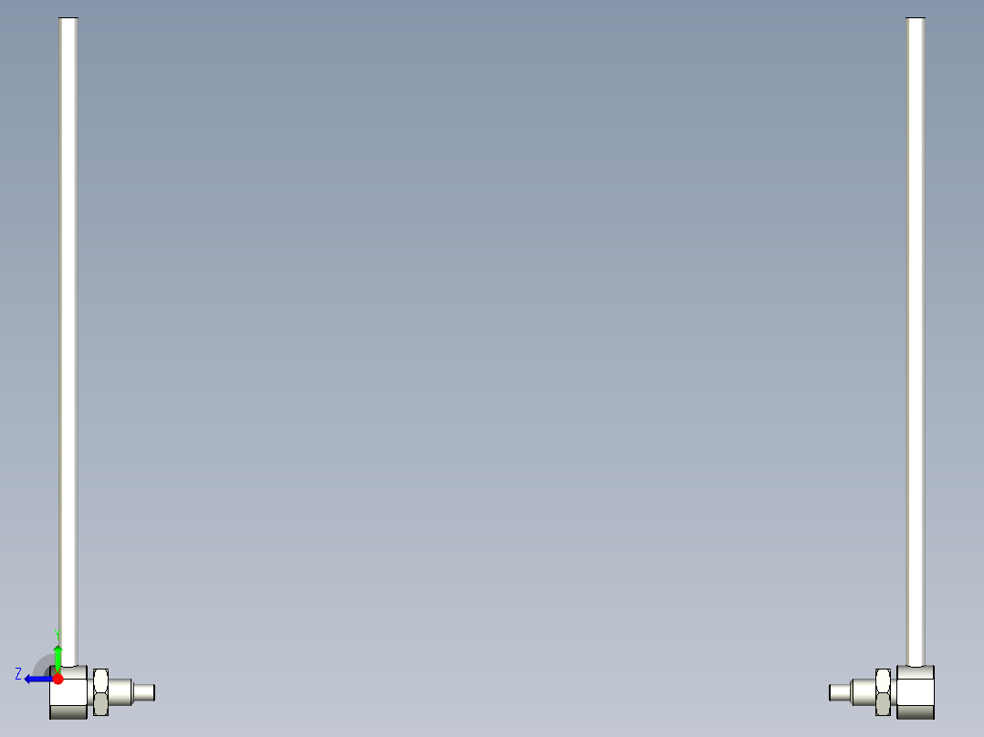 耐高温玻璃光纤_对射型FT-GWY420_3D右视图