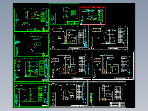 几种电机控制原理图CAD图纸