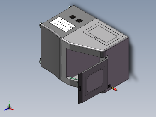 机架组件B正等轴测缩略图