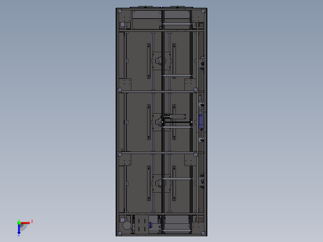 在线式隧道炉俯视图