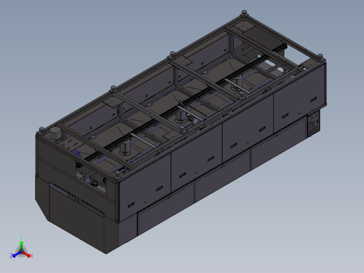 在线式隧道炉正等轴测缩略图
