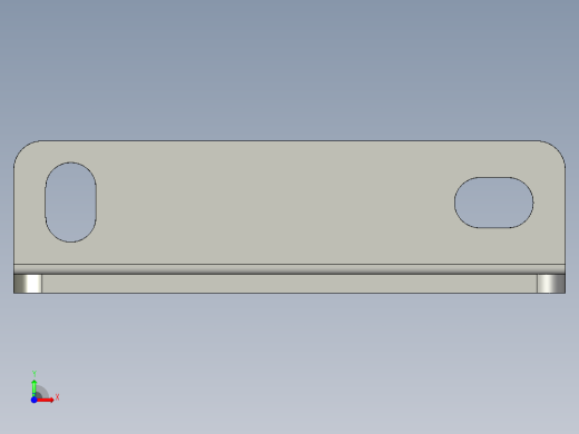基恩士BL-700bracket_kc图纸模型前视缩略图