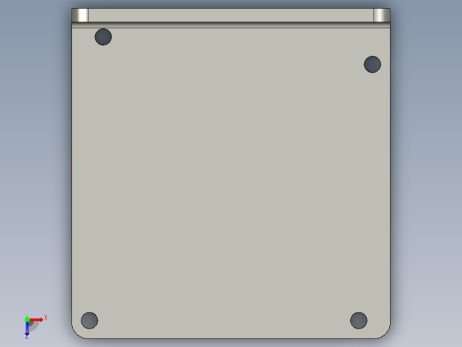 基恩士BL-700bracket_kc图纸模型俯视缩略图