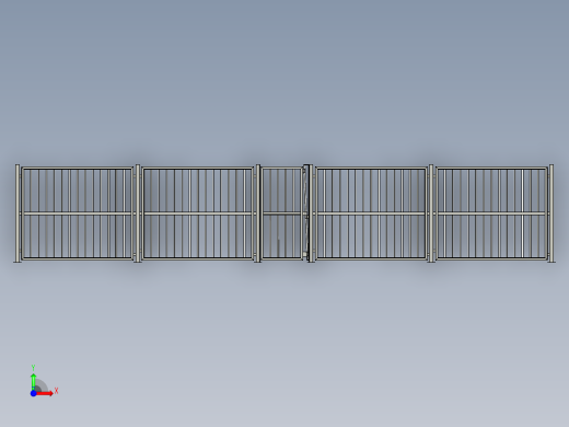 自闭重力闸门前视缩略图