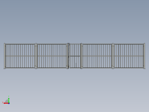 自闭重力闸门后视缩略图