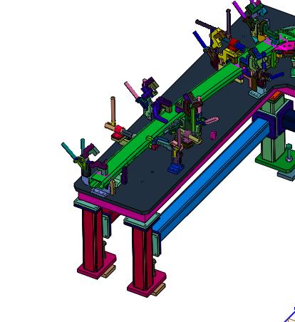 汽车门框一体焊接工装