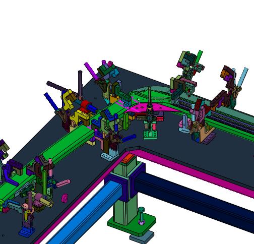 汽车门框一体焊接工装