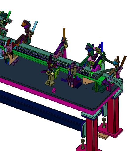 汽车门框一体焊接工装
