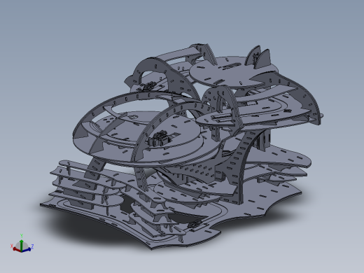 激光下料拼图CAD-SOLIDWORKS 2009-STEP _ IGES