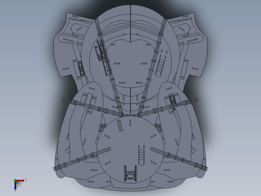 激光下料拼图CAD-SOLIDWORKS 2009-STEP _ IGES俯视缩略图