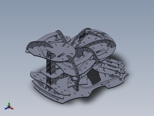 激光下料拼图CAD-SOLIDWORKS 2009-STEP _ IGES正等轴测缩略图