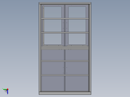 实验柜总装后视缩略图