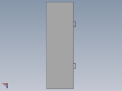 实验柜总装左视缩略图