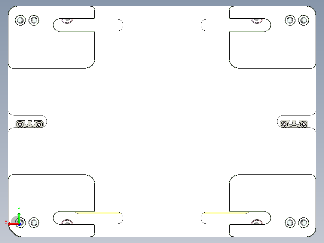 WR01-笔记本CNC工装夹具三维模型CNC2后视图
