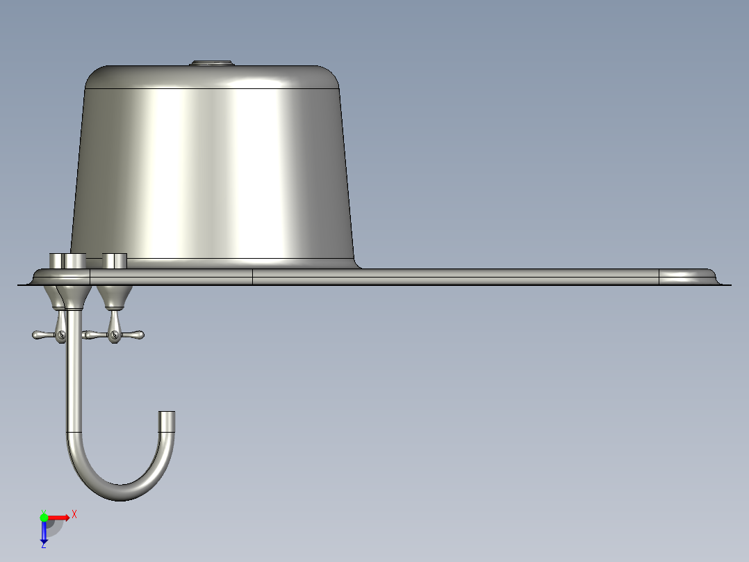 水槽、不锈钢水槽(59)俯视图