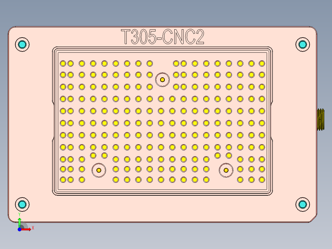 T305-CNC2笔记本CNC工装夹具三维模型-0621前视图