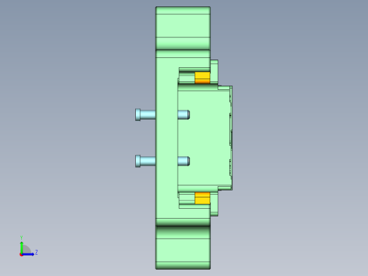 R4-笔记本CNC工装夹具三维模型CNC3shebianxinzhi-151120左视缩略图