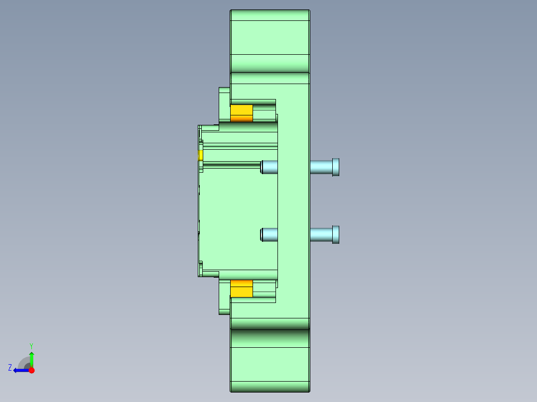 R4-笔记本CNC工装夹具三维模型CNC3shebianxinzhi-151120右视图