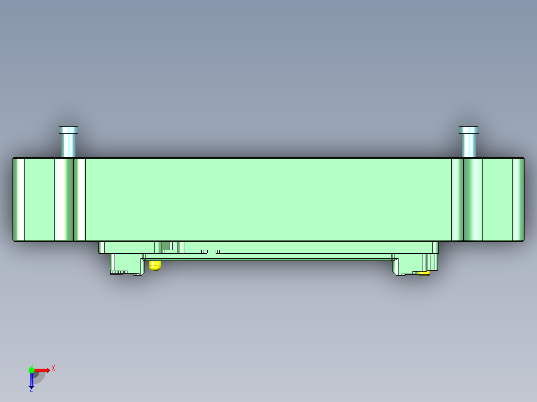 R4-笔记本CNC工装夹具三维模型CNC3shebianxinzhi-151120俯视图