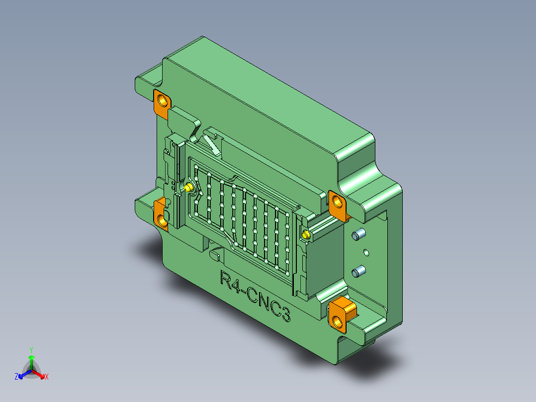 R4-笔记本CNC工装夹具三维模型CNC3shebianxinzhi-151120正等轴测图