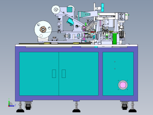 一种极耳贴胶机sw18可编辑左视缩略图