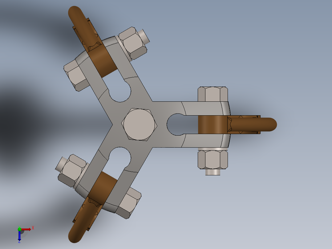 娃娃机爪子俯视图