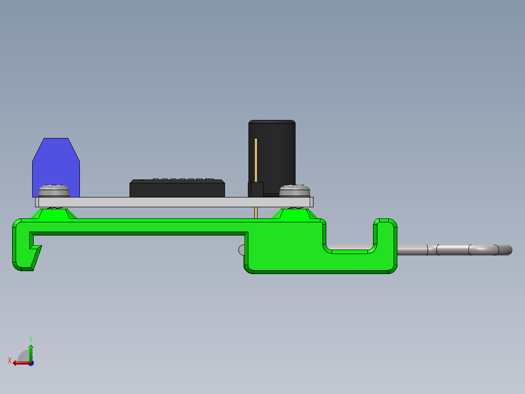 A0002489-MDB_v3的电机驱动器支架后视图