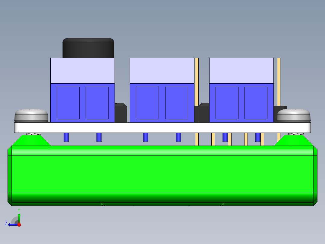 A0002489-MDB_v3的电机驱动器支架右视图