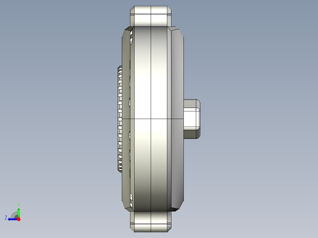 旋转伸缩结构右视图