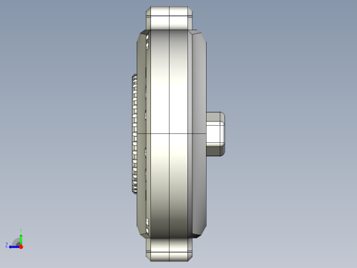 旋转伸缩结构右视缩略图