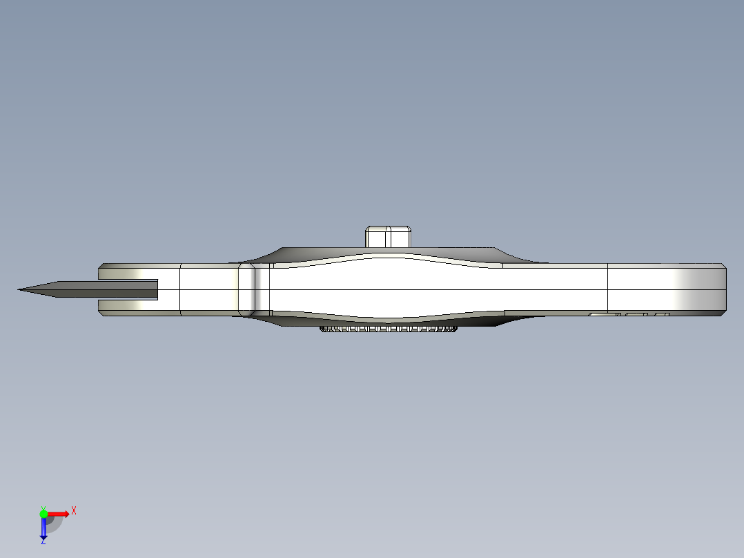 旋转伸缩结构俯视图