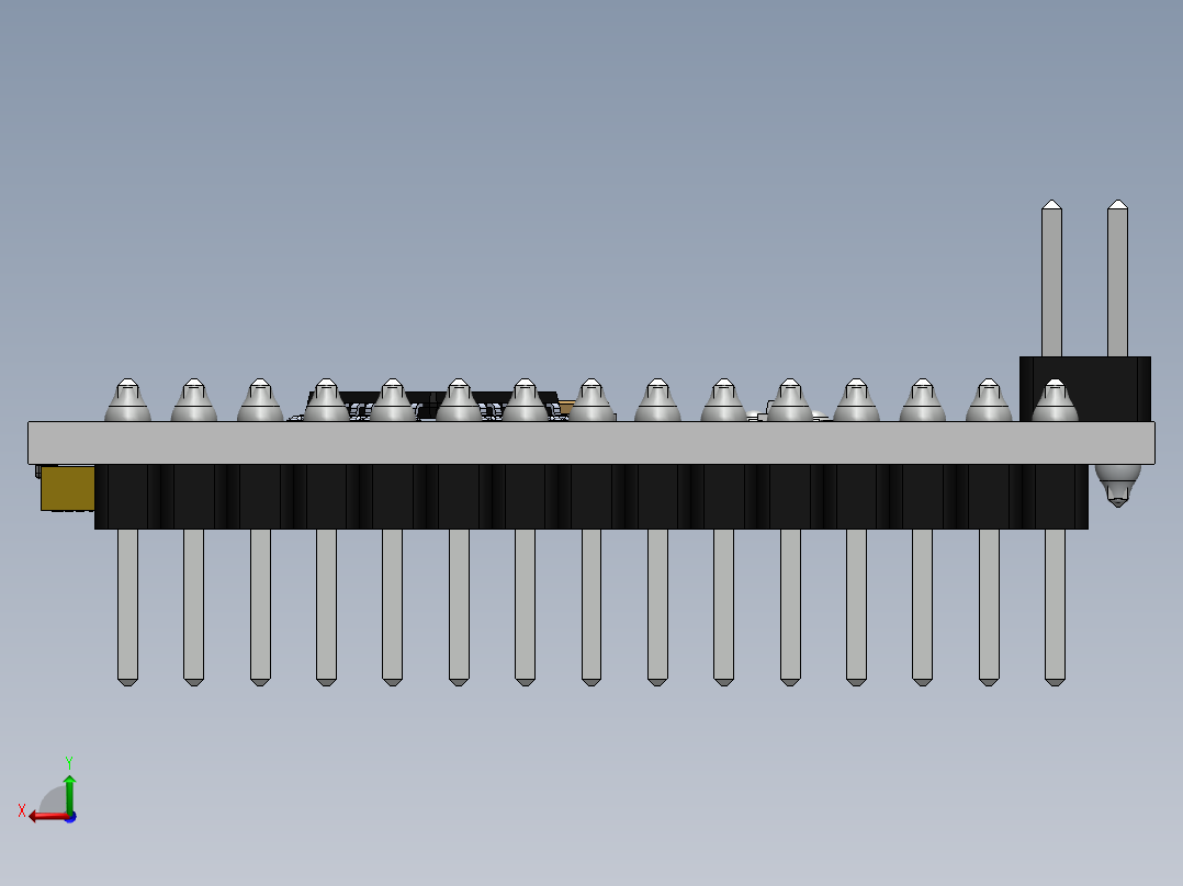 电路板、主板(209)后视图
