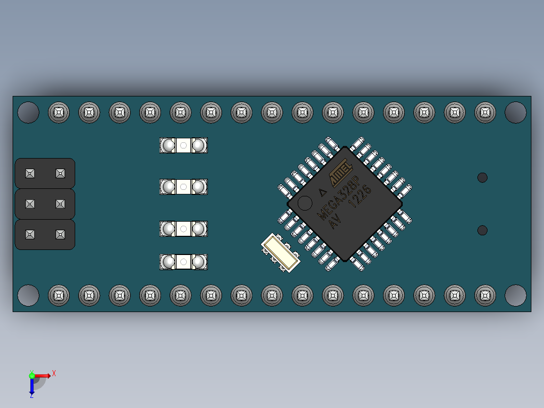 电路板、主板(209)俯视图