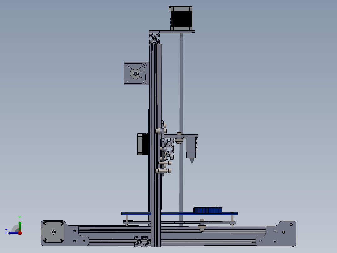 A3003836-XYZ三轴线运动组件右视图