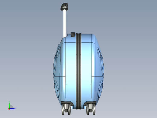 月球系列圆形儿童箱左视缩略图