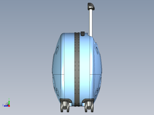月球系列圆形儿童箱右视缩略图