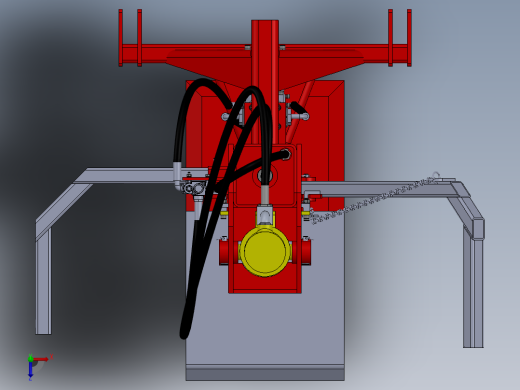 液压劈木机俯视缩略图