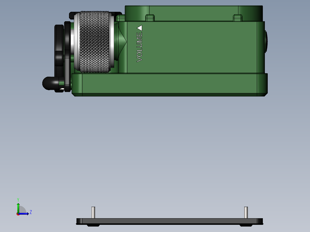 小收音机左视图