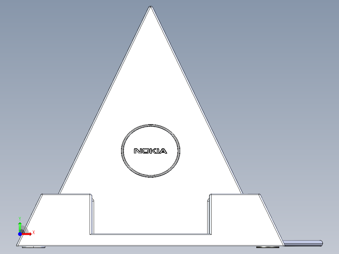 无线金字塔充电器版本2 11前视图