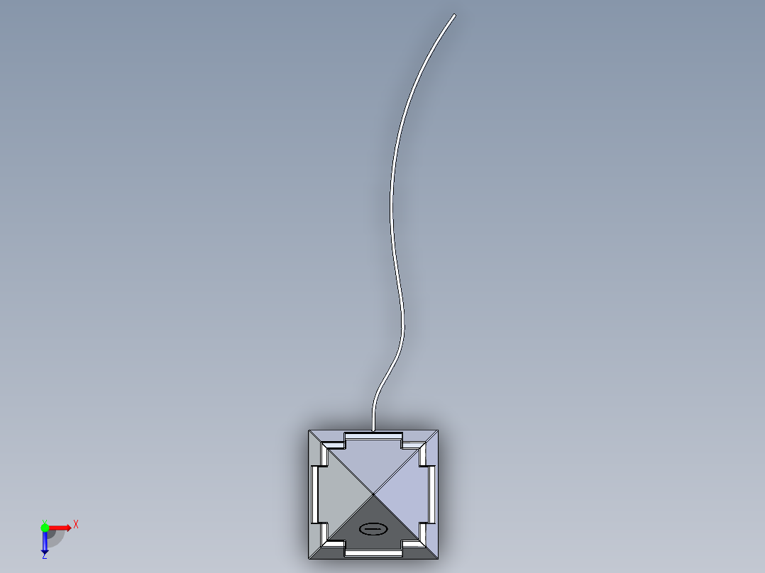 无线金字塔充电器版本2 11俯视图