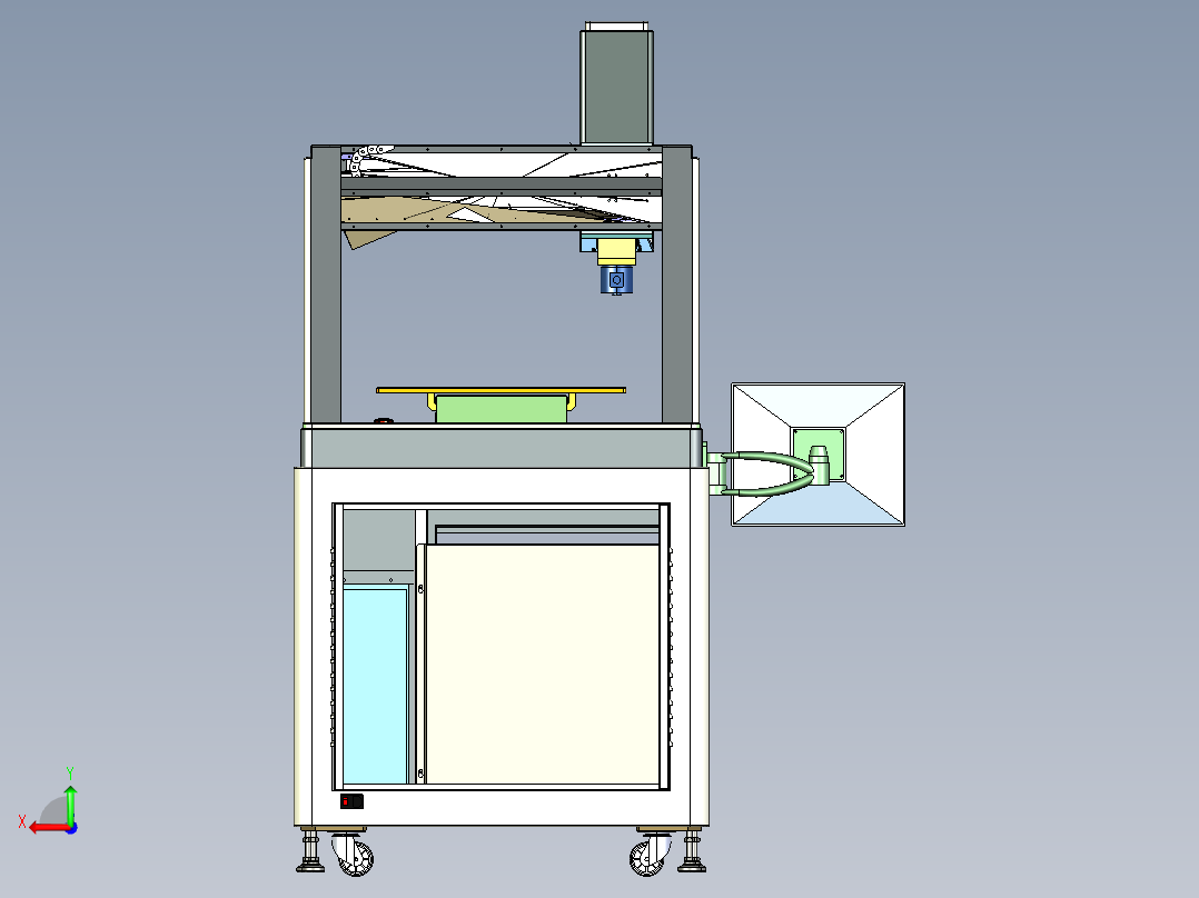 电子产品测试机后视图