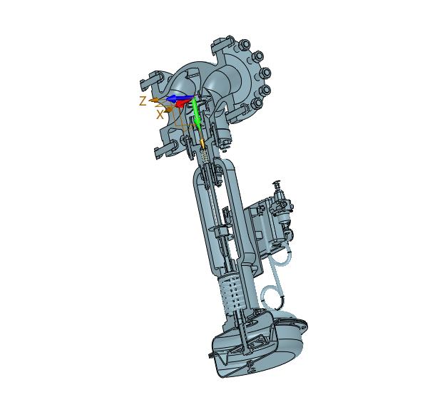 气动隔膜调节阀低温流量调节阀剖切详细结构