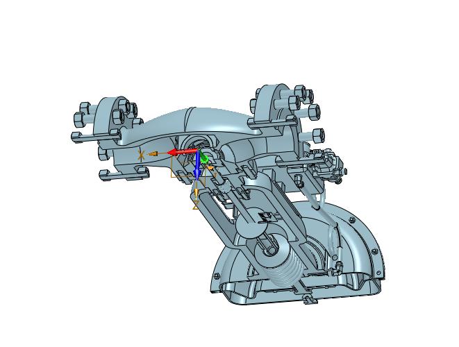 气动隔膜调节阀低温流量调节阀剖切详细结构