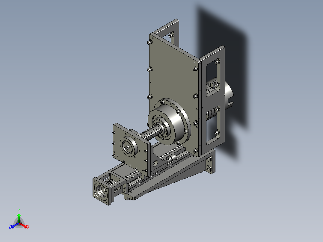 TJ17SZ0409B-004-0000(顶升模组部)正等轴测图