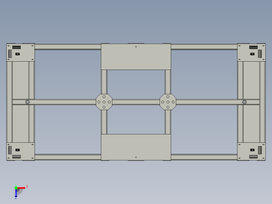60T重载托盘俯视图