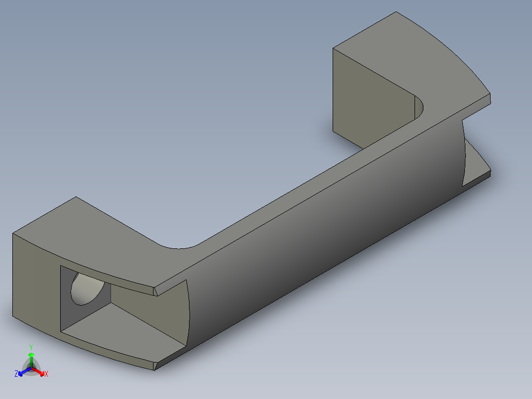 711-0660002016-0门把手正等轴测图