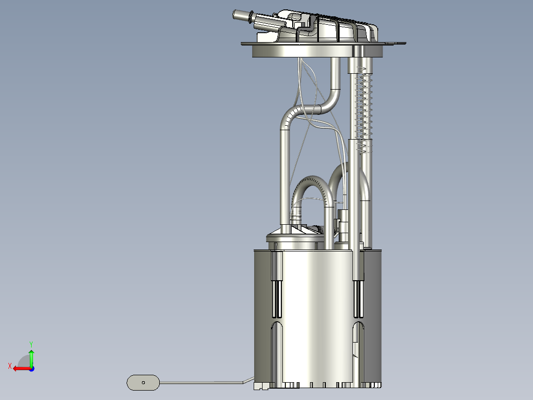 无刷电机式汽车电子燃油泵后视图
