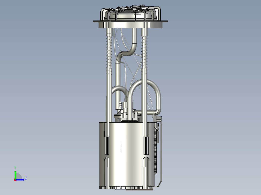 无刷电机式汽车电子燃油泵左视图